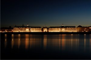 Bordeaux City at night