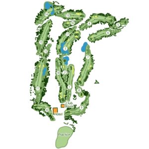 Course map Golf de Seignosse