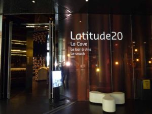 The Latitude 20 bar and cave at La Cité du Vin, Bordeaux.